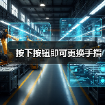 按下按钮即可更换手指
