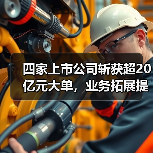 四家上市公司斩获超20亿元大单,业务拓展提速(图1) 四家上市公司斩获超20亿元大单,业务拓展提速(图1)