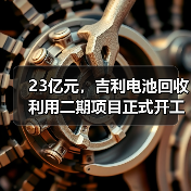 23亿元，吉利电池回收利用二期项目正式开工（图2）