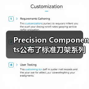 Precision Components公布了标准刀架系列（图3）