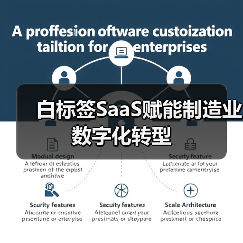 白标签SaaS赋能制造业数字化转型