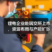 锂电企业赴瑞交所上市,资源布局与产能扩张成焦点(图2) 锂电企业赴瑞交所上市,资源布局与产能扩张成焦点(图2)