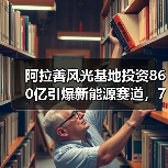 阿拉善风光基地投资860亿引爆新能源赛道,7家企业携手布局(图4) 阿拉善风光基地投资860亿引爆新能源赛道,7家企业携手布局(图4)