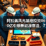 阿拉善风光基地投资860亿引爆新能源赛道,7家企业携手布局(图2) 阿拉善风光基地投资860亿引爆新能源赛道,7家企业携手布局(图2)