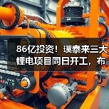 86亿投资！璞泰来三大锂电项目同日开工，布局未来？（图3）