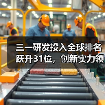 三一研发投入全球排名跃升31位,创新实力领跑行业(图3) 三一研发投入全球排名跃升31位,创新实力领跑行业(图3)