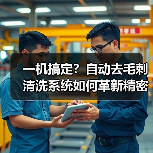 一机搞定?自动去毛刺清洗系统如何革新精密加工?(图2) 一机搞定?自动去毛刺清洗系统如何革新精密加工?(图2)