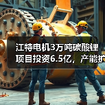 江特电机3万吨碳酸锂项目投资6.5亿,产能扩张引关注(图3) 江特电机3万吨碳酸锂项目投资6.5亿,产能扩张引关注(图3)