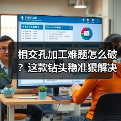 相交孔加工难题怎么破？这款钻头稳准狠解决！