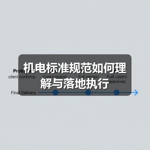 机电标准规范如何理解与落地执行