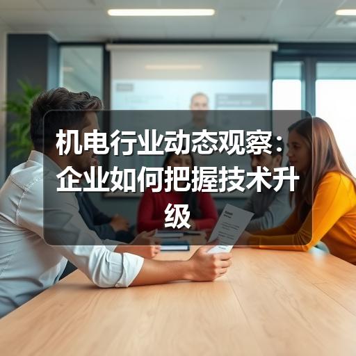 机电行业动态观察:企业如何把握技术升级与市场变化