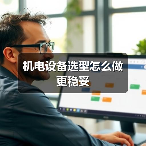 机电设备选型怎么做更稳妥