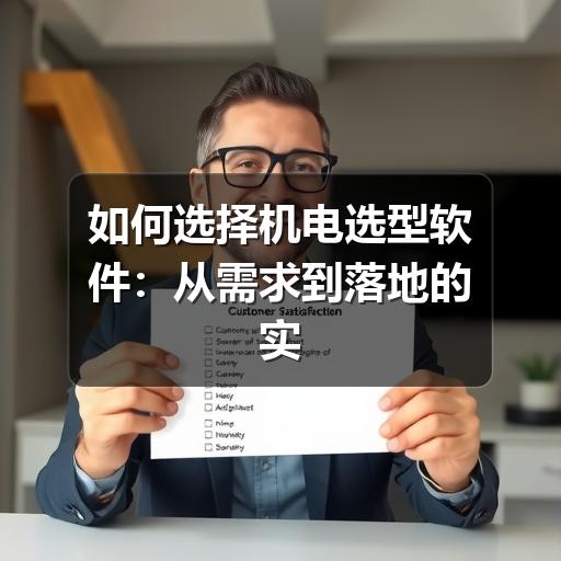 如何选择机电选型软件：从需求到落地的实用指南