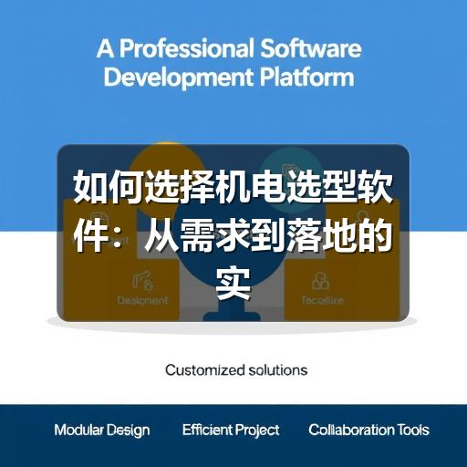 如何选择机电选型软件：从需求到落地的实用指南