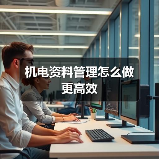 机电资料管理怎么做更高效