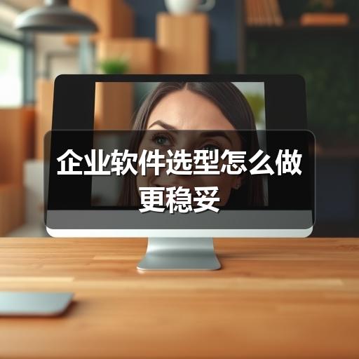 企业软件选型怎么做更稳妥