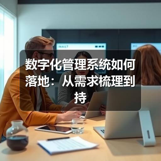 数字化管理系统如何落地:从需求梳理到持续优化的实用指南