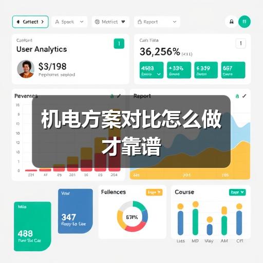 机电方案对比怎么做才靠谱