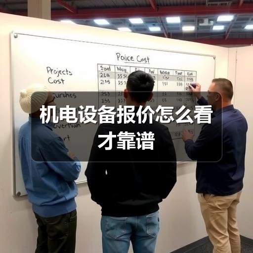 机电设备报价怎么看才靠谱