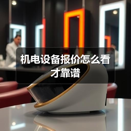 机电设备报价怎么看才靠谱
