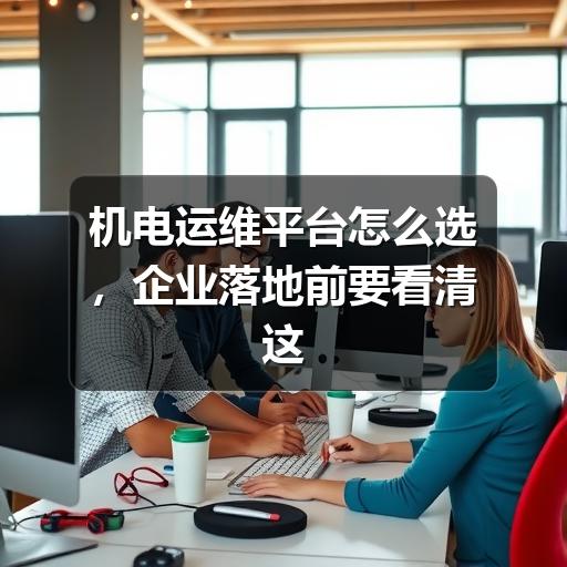 机电运维平台怎么选,企业落地前要看清这些要点