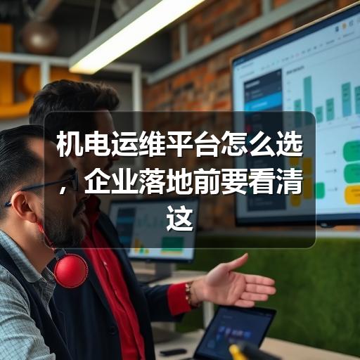 机电运维平台怎么选,企业落地前要看清这些要点