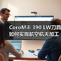 CoroMill 390 LW刀具如何实现航空航天加工6倍效率突破？