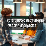 双面可转位铣刀如何降低20%切削成本？（图2）
