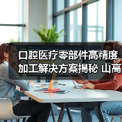 口腔医疗零部件高精度加工解决方案揭秘 山高刀具技术解析(图3) 口腔医疗零部件高精度加工解决方案揭秘 山高刀具技术解析(图3)
