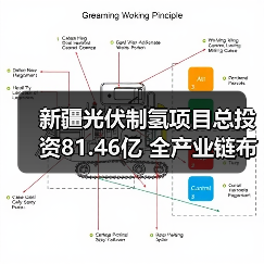 新疆光伏制氢项目总投资81.46亿 全产业链布局绿色能源未来