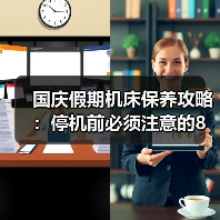 国庆假期机床保养攻略:停机前必须注意的8个要点(图2) 国庆假期机床保养攻略:停机前必须注意的8个要点(图2)