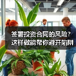 签署投资合同的风险?这样做能帮你避开陷阱(图1) 签署投资合同的风险?这样做能帮你避开陷阱(图1)