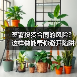 签署投资合同的风险?这样做能帮你避开陷阱(图3) 签署投资合同的风险?这样做能帮你避开陷阱(图3)