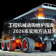 工程机械选购维护指南:2026年实用方法及常见问题解析(图1) 工程机械选购维护指南:2026年实用方法及常见问题解析(图1)