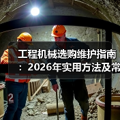 工程机械选购维护指南:2026年实用方法及常见问题解析(图2) 工程机械选购维护指南:2026年实用方法及常见问题解析(图2)