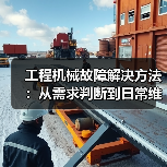 工程机械故障解决方法:从需求判断到日常维护完整指南(图1) 工程机械故障解决方法:从需求判断到日常维护完整指南(图1)