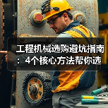 工程机械选购避坑指南:4个核心方法帮你选对挖掘机(图2) 工程机械选购避坑指南:4个核心方法帮你选对挖掘机(图2)
