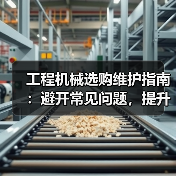 工程机械选购维护指南：避开常见问题，提升设备效率2026