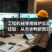 工程机械使用维护实战经验:从需求判断到日常保养(图2) 工程机械使用维护实战经验:从需求判断到日常保养(图2)