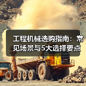 工程机械选购指南:常见场景与5大选择要点(图4) 工程机械选购指南:常见场景与5大选择要点(图4)
