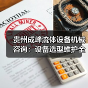 贵州成峰流体设备机械咨询:设备选型维护全流程指南(图3) 贵州成峰流体设备机械咨询:设备选型维护全流程指南(图3)