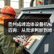 贵州成峰流体设备机械咨询:从需求判断到维护的实用经验(图4) 贵州成峰流体设备机械咨询:从需求判断到维护的实用经验(图4)