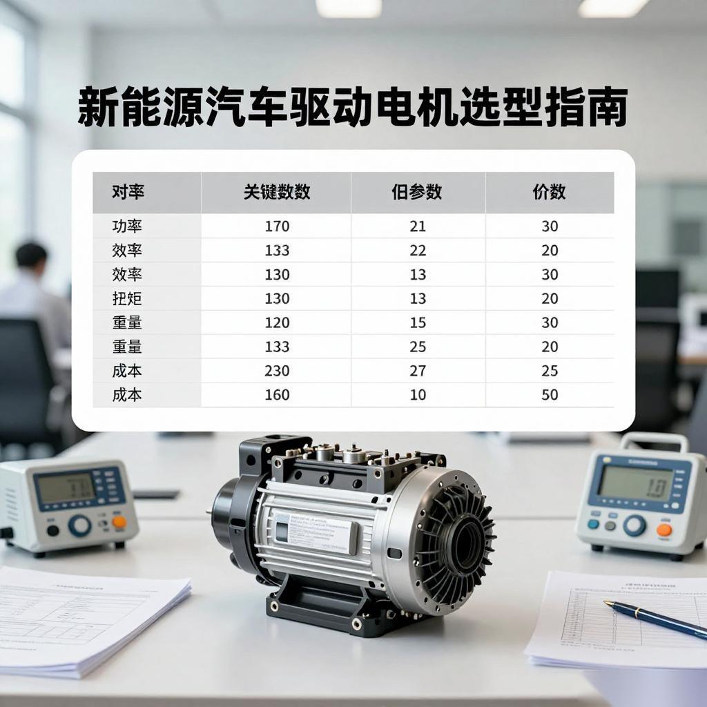 新能源汽车驱动电机选型指南：关键参数对比与标准解读全攻略