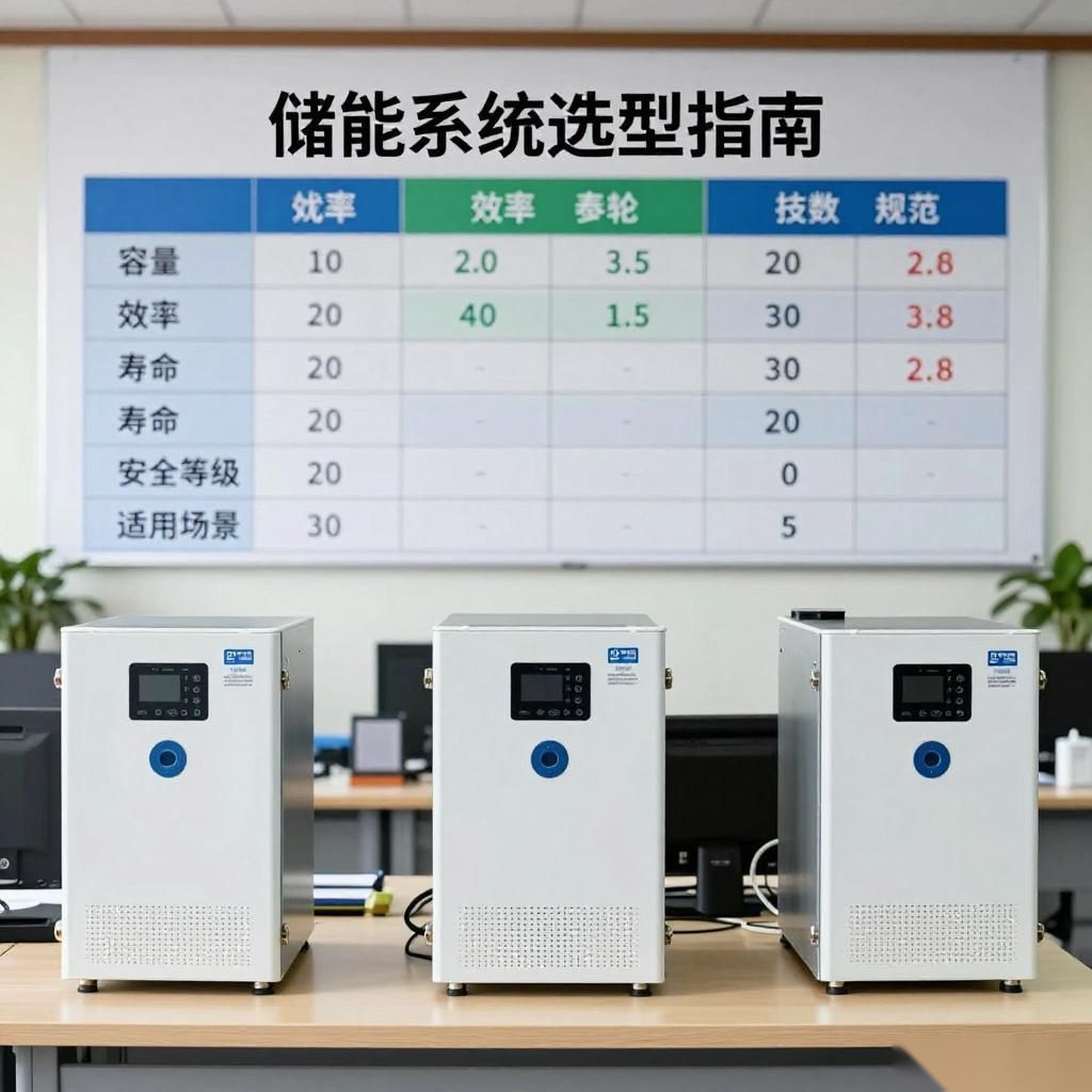 储能系统选型指南：关键参数对比与技术规范解析全攻略