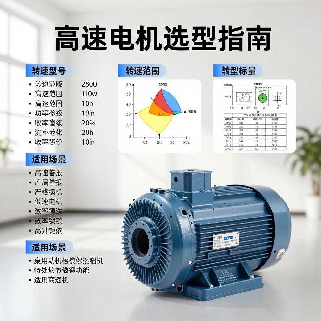 高速电机选型指南:技术规范要点解析与国产替代策略