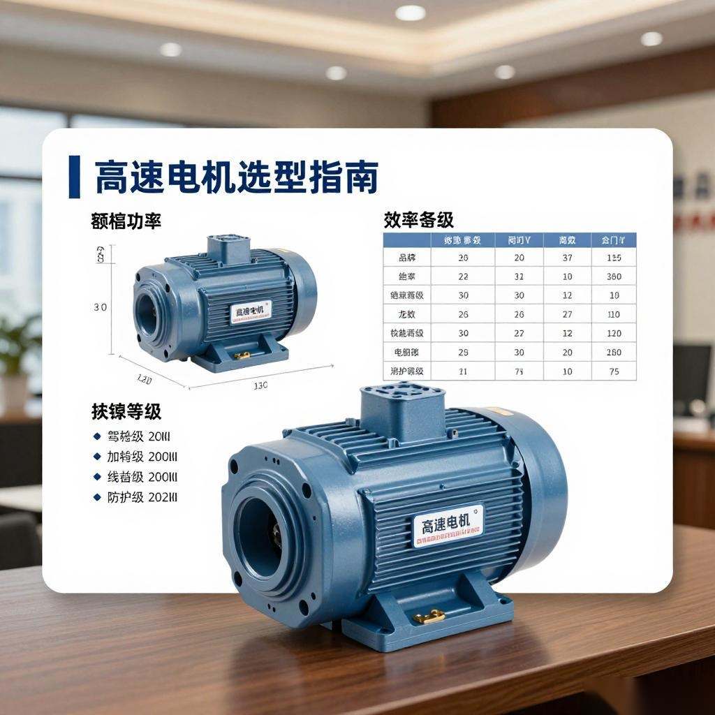 高速电机选型指南:技术规范要点解析与国产替代策略