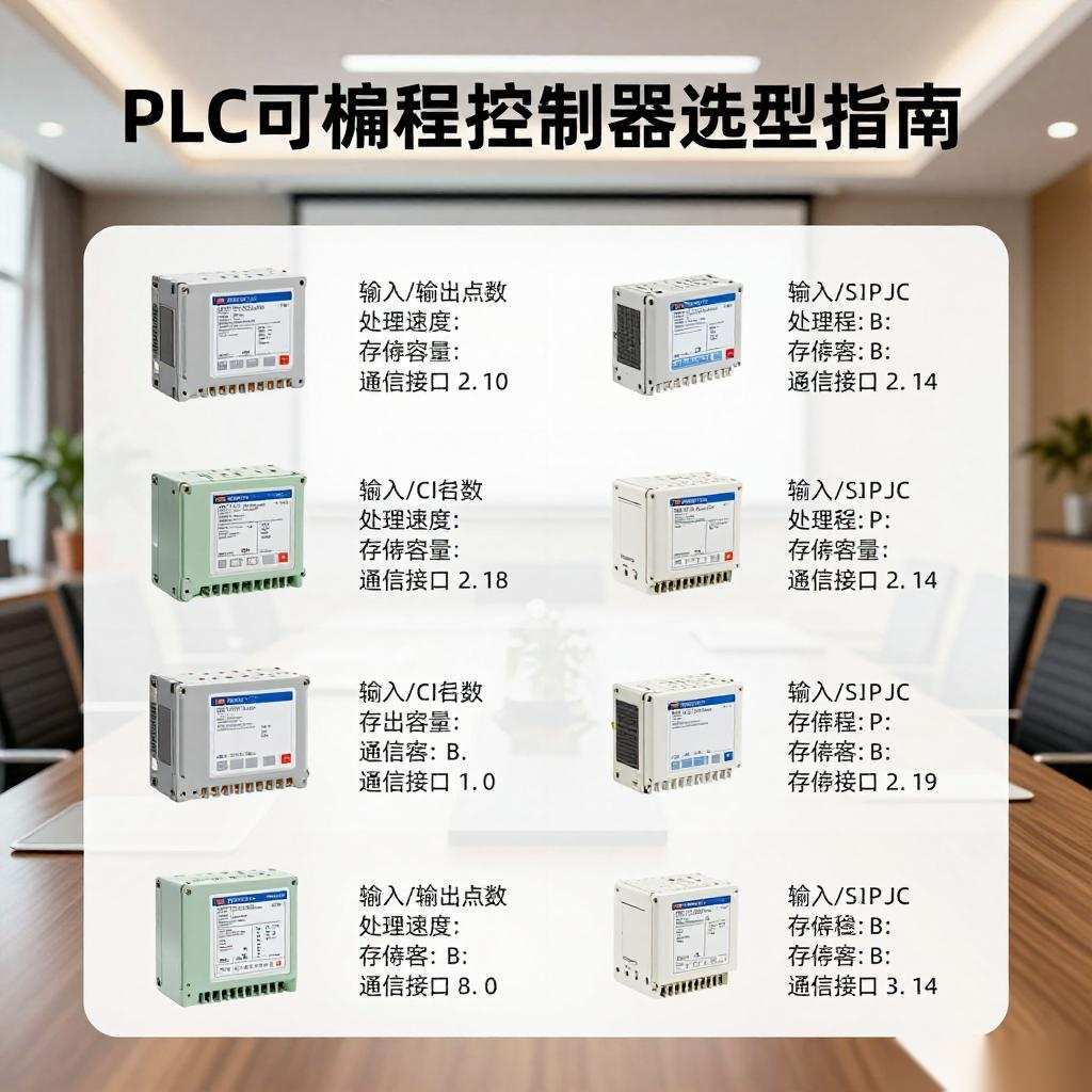 PLC可编程控制器选型指南：关键参数对比与决策要点｜工业自动化核心技巧