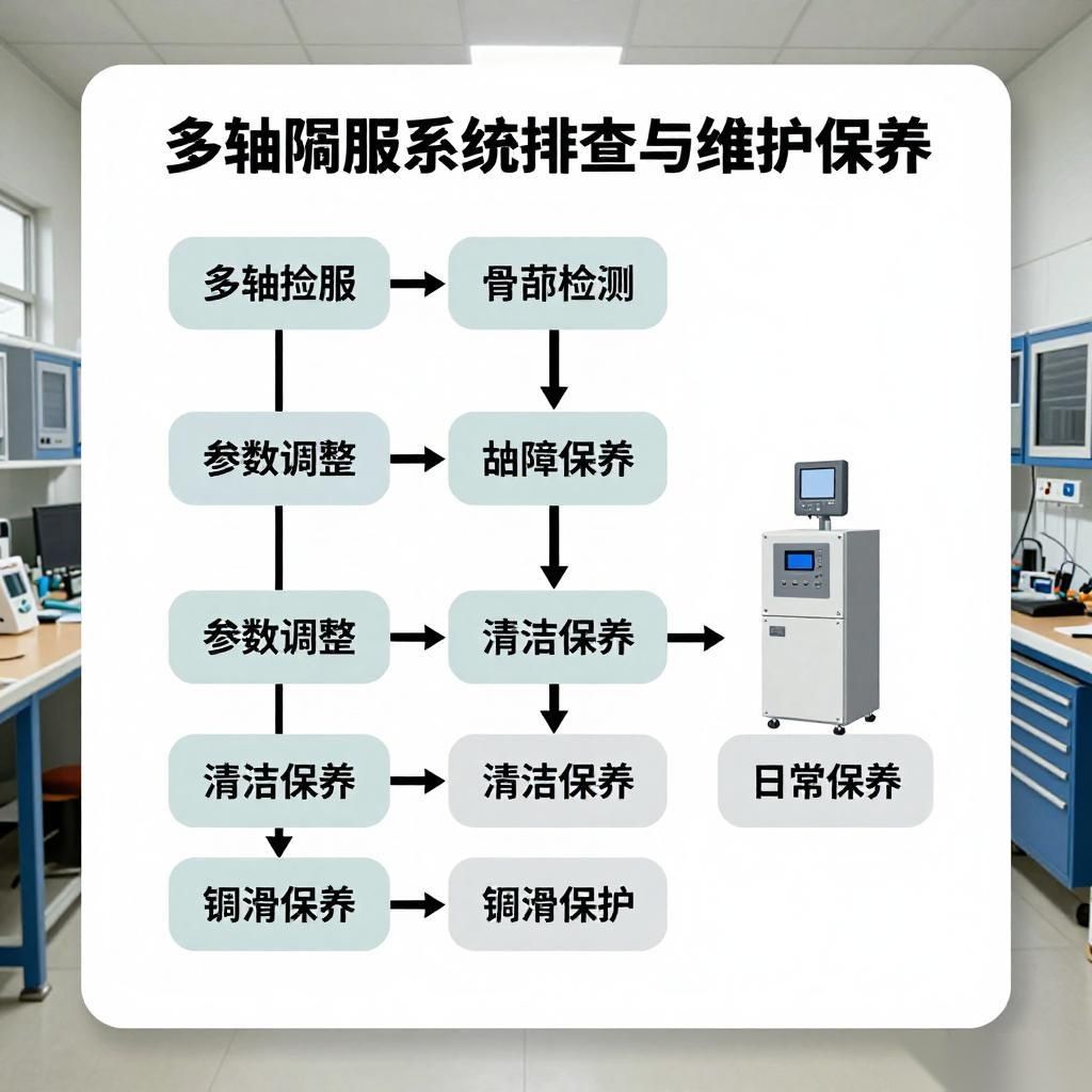 多轴伺服系统故障排查与维护保养全攻略
