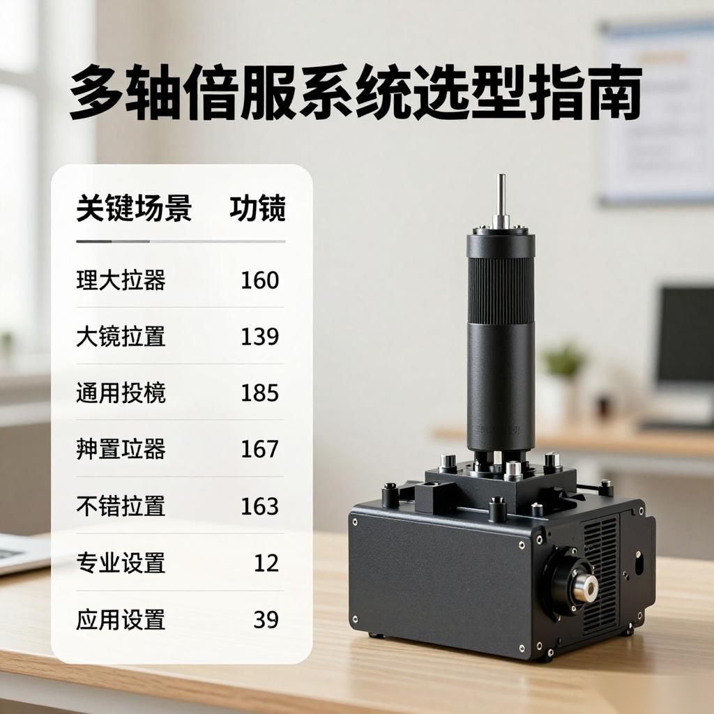 多轴伺服系统选型指南：关键参数对比与应用分析全攻略