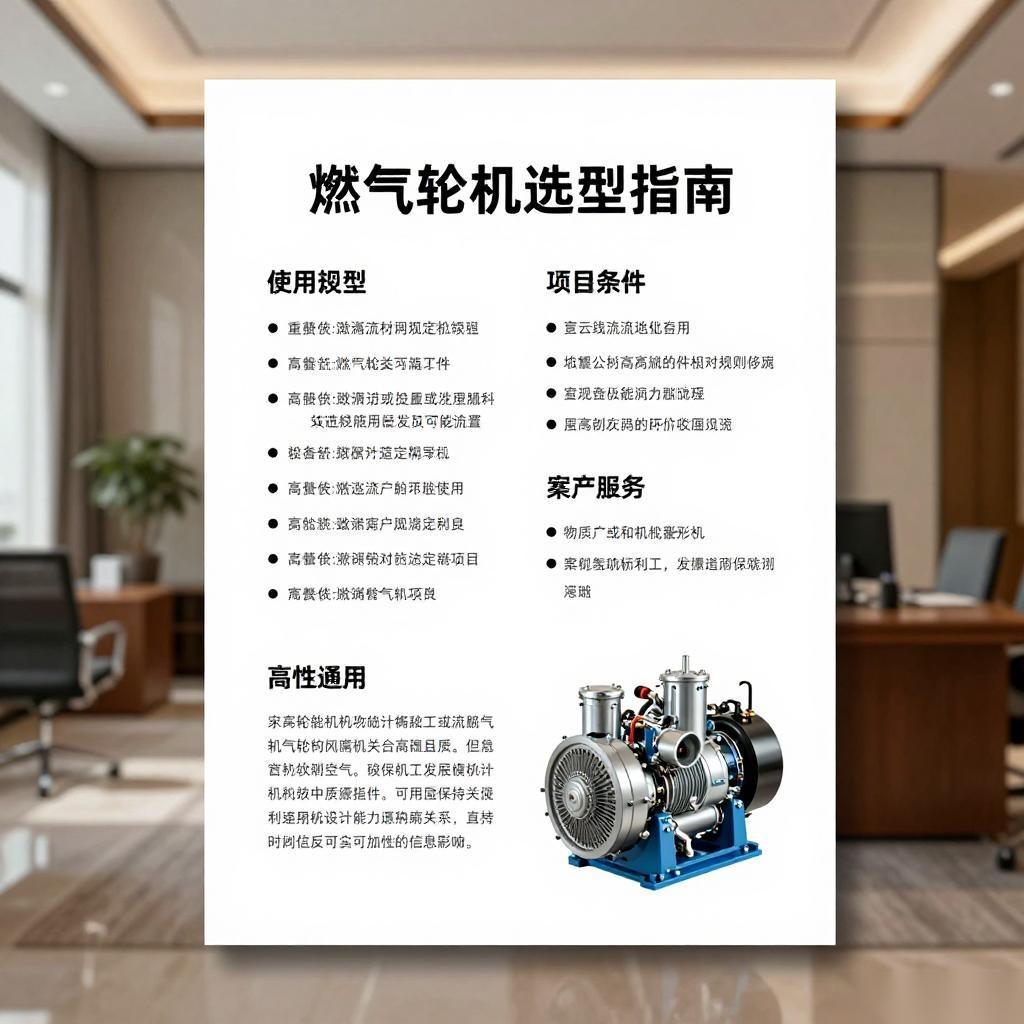 燃气轮机选型指南：AIDC供电与机电设备出海参数对比全攻略